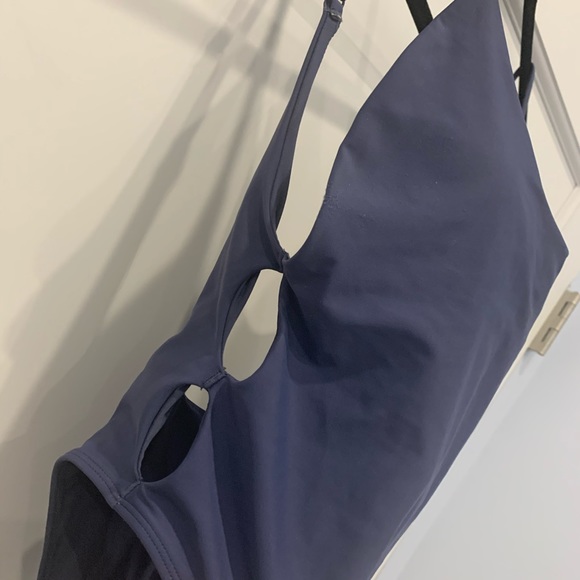 Dusty Blue Swimsuit - Picture 2 of 3